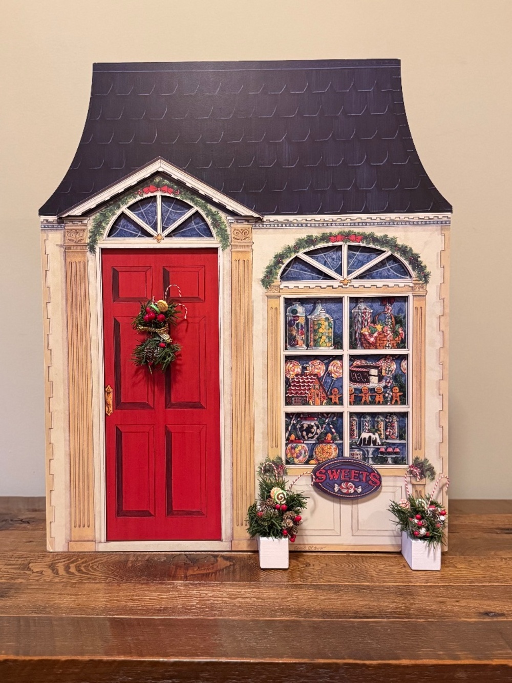 Sweet Shop 3D Backdrop - Byers' Choice The Carolers Collection